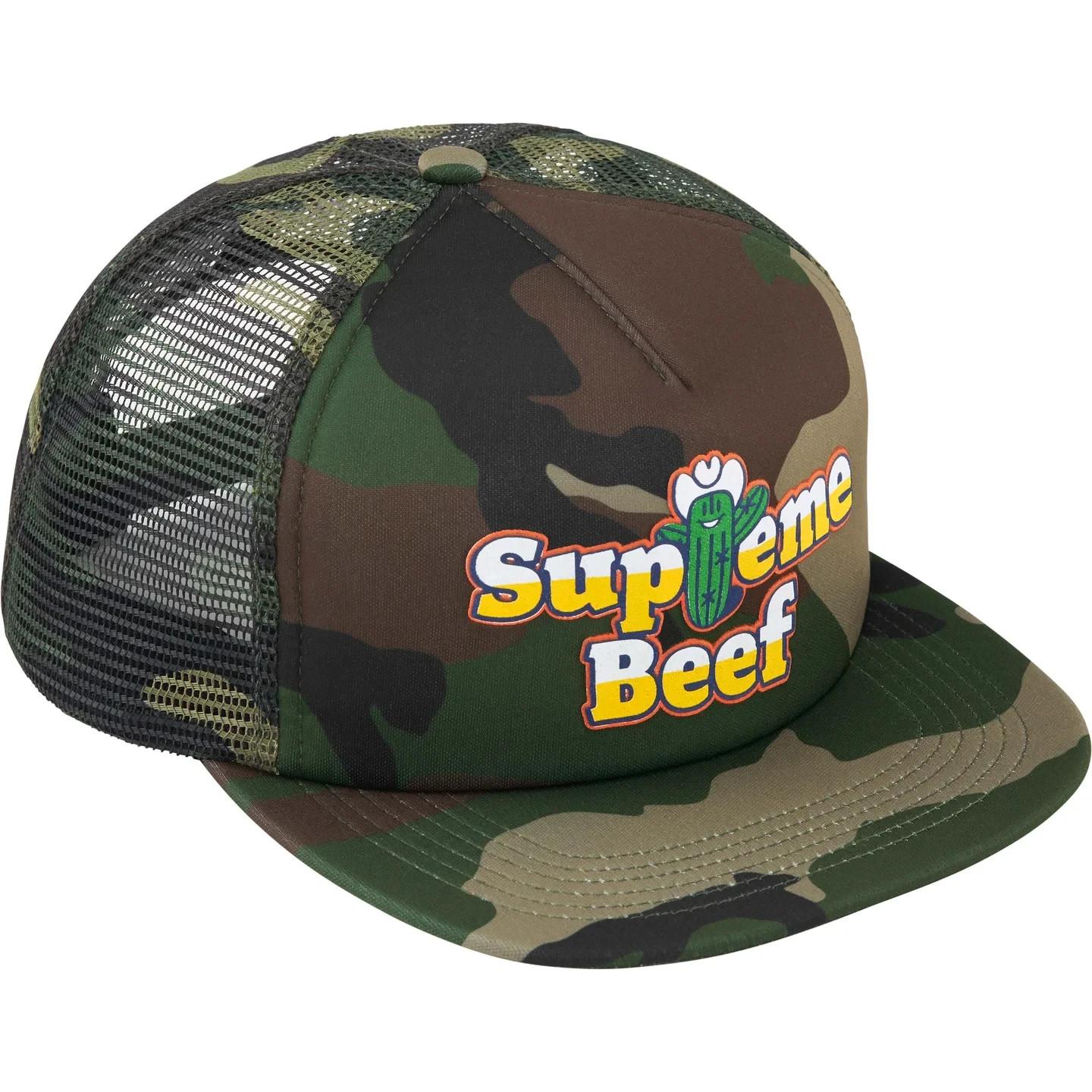 Supreme Beef Mesh Back 5-Panel Camo One-Size