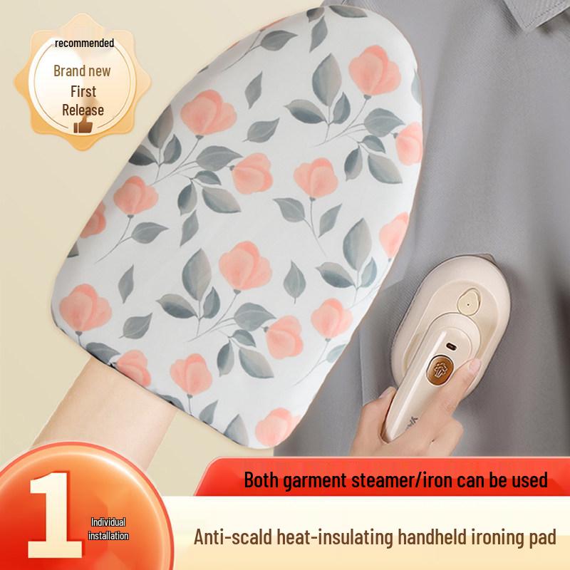 High-Temperature Resistant Mini Ironing Board and Garment Steamer Set with Heat Insulation Glove.