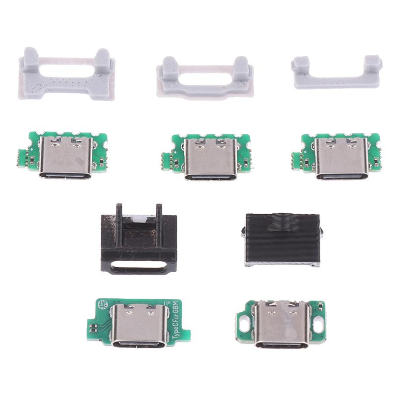 1Set For 3Ds  3Ds Xl Gba Sp Gbm Charging Port Replacement Convert To Usb-C Model Usb Type C Charging Socket