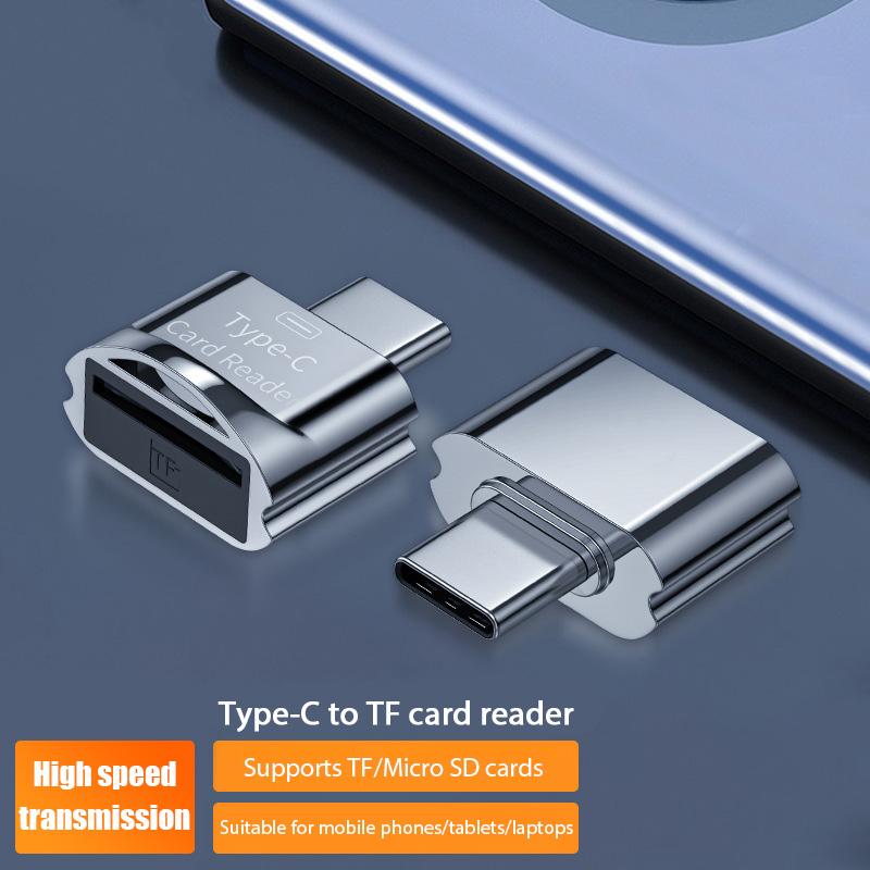 New Micro SD To Type C Card Reader OTG USB Type-C Adapter Phone External Memory TF SD Card Adapter for Laptop Samsung Xiaomi