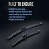 Durable Windshield Wipers 2Pcs Wiper Blades for Dacia Sandero III 2020-2023, 16/24 Precision Fit Inch Beamless Quiet Front Wipers, Direct Replacement