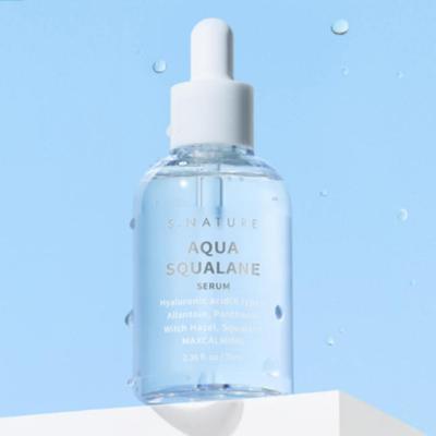 S-NATURE Aqua Squalane Serum 70ml - Ultra feuchtigkeitsspendendes & Barriere stärkendes Glow Serum für alle Hauttypen