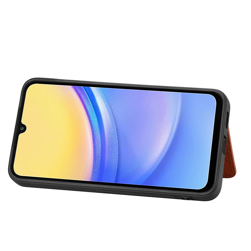 Für Honor 400 Lite 5G Hülle RFID-Blockierung Kohlefaserleder Handy-Rückseite mit Kartenhalter