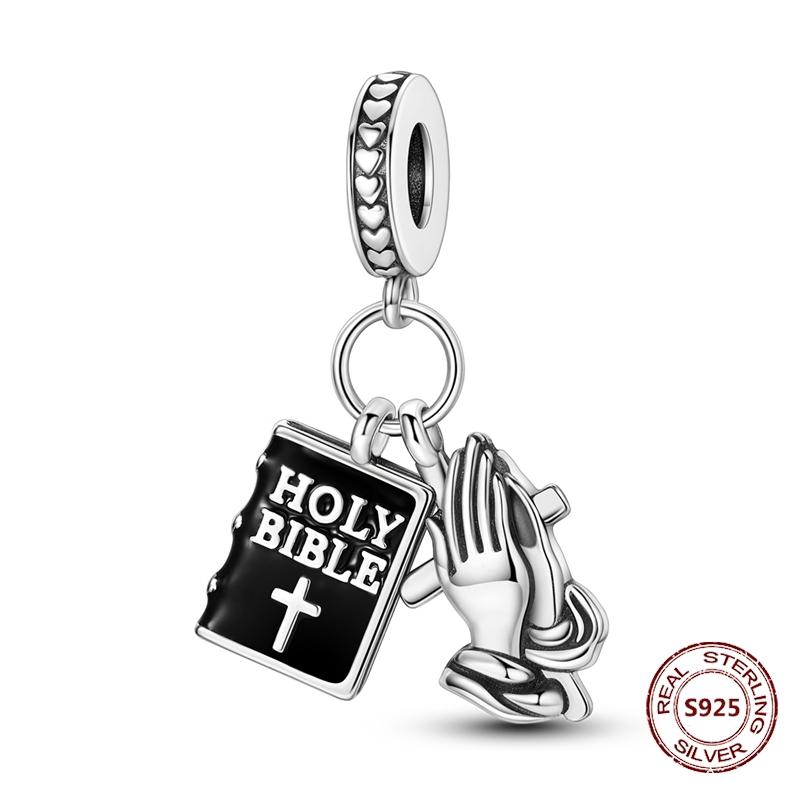 Teufelsaugen Anhänger 925 Kupfer Original Hand von Fatima Blauer Zirkon Kreuz Blaue Augen Charms Passend für Armband DIY Herstellung Zirkon Geschenk