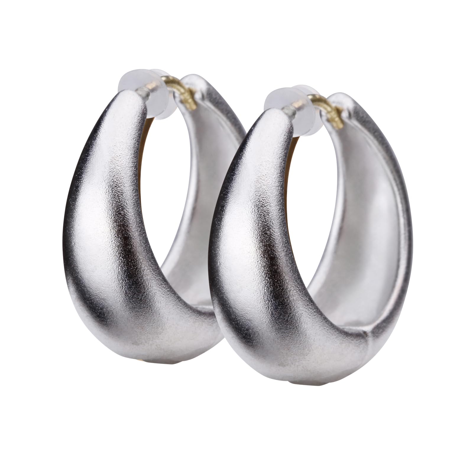 

LOKUMI Виготовлено з 18K K18 Сережки-кільця для подарунка, Японія, Золото, Пусет, K18, Гіпоалергенні, Кільця, Сережки, Великі, Жіночі, Прості, Популярні, Подарунок, (Матовий