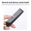 Plastic Hair Comb Set With Fine And Wide Tooth Combs For Salon And Home Use