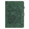 For Samsung Galaxy Tab A11/A9 Case Card Holder Stand Butterfly Floral Imprinted Leather Tablet Cover