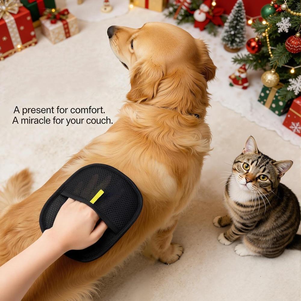 Electrostatic pet depilation gloves, gentle fur removers for dogs and cats, suitable for furniture, sofas, cars and clothes