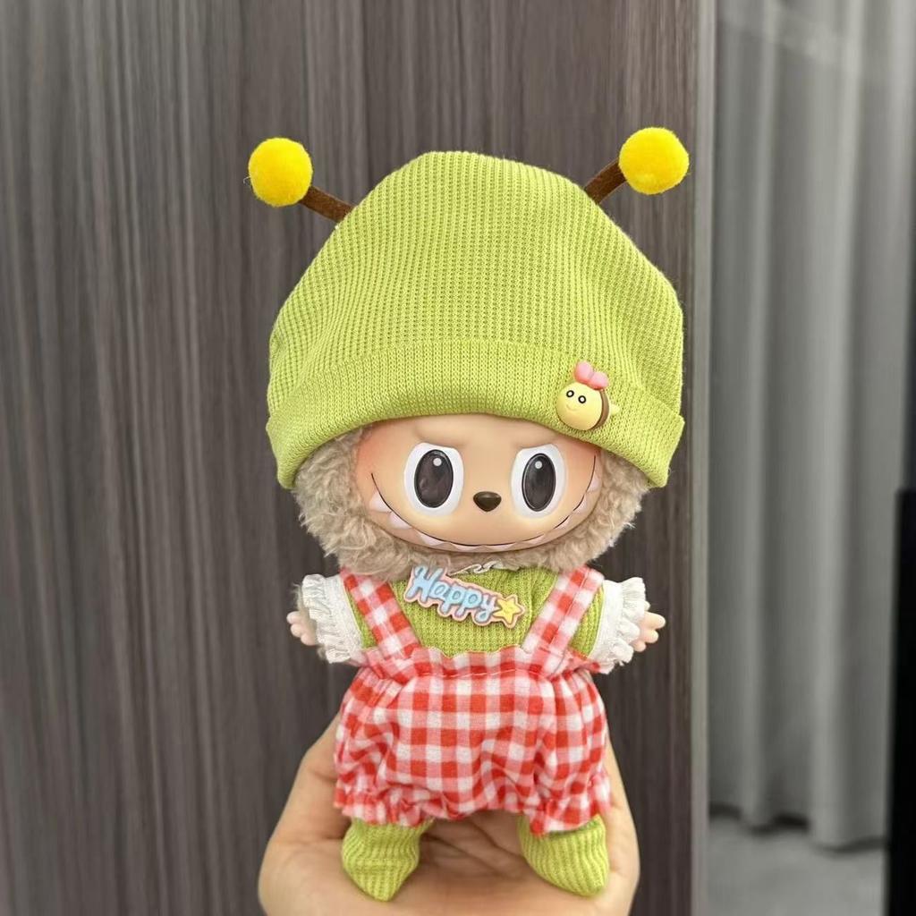 Baby Clothes 17cm Pendant First and Second Generation Vinyl Plush Doll Replacement Clothes Set
