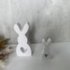 1PC Cute Rabbit Candle Silicone Mold Gypsum Car Mounted Incense Expanding Gypsum Decoration Mold Easter Aromatherapy Candle Mold