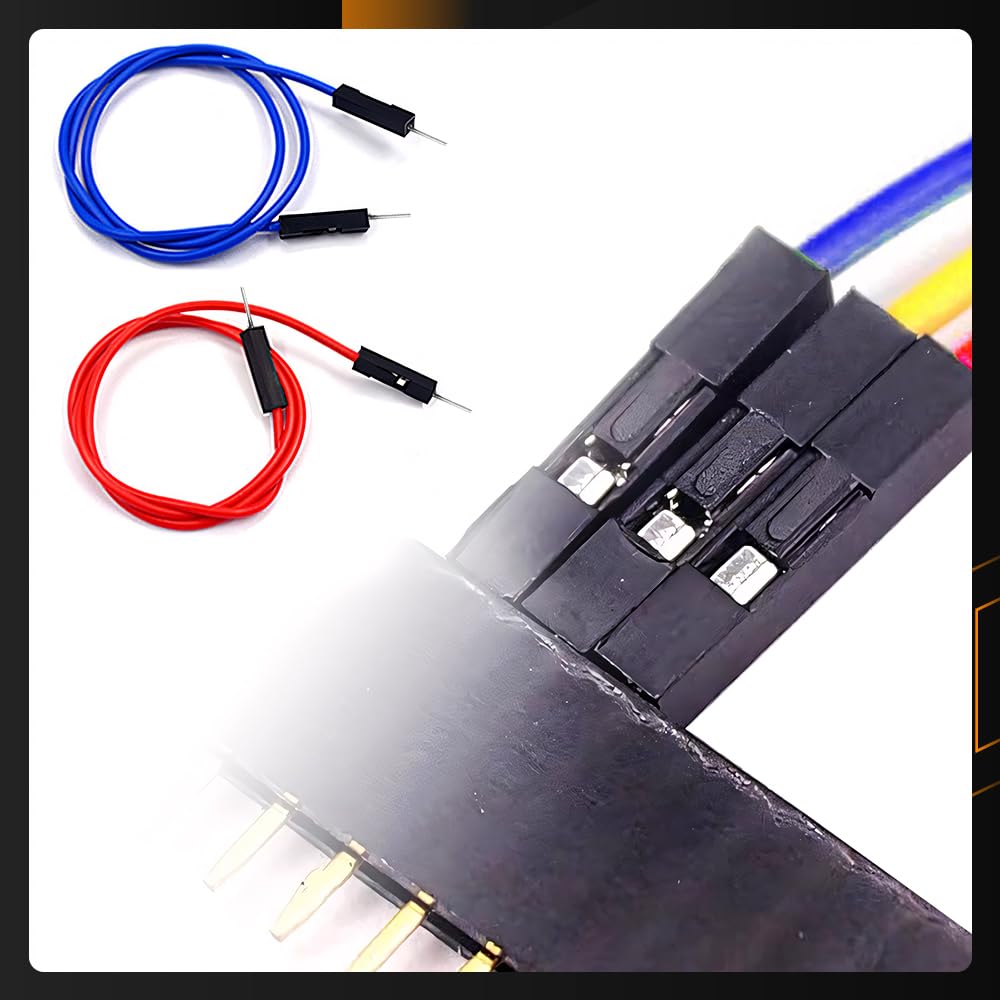 50pcs Jumper Wire Jumper Cables Plastic Colorful Male To Male 1P Breadboard Jumper Wire for Electronic Work Applications