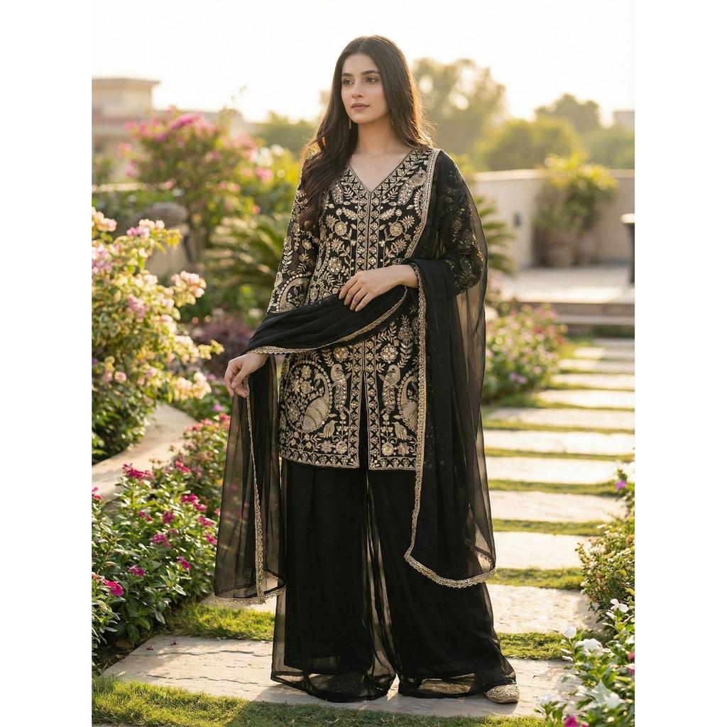 Salwar Kameez Paksiatni Indian Dress Party Wedding Wear Bollywood Palazzo Suit