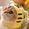 Tierkopfbedeckung Niedliche Cartoon Warme Bequeme Tierhut für Katze Hund Party Kostüm Accessoire