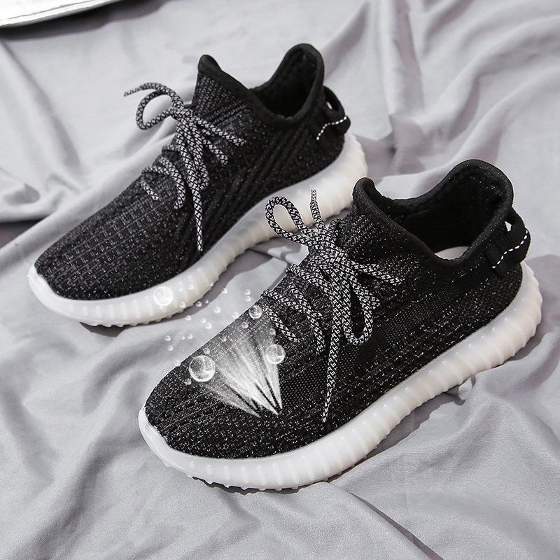 Summer New Coconut Shoes Women's Shoes Children's Students Ins Jelly Transparent Bottom Running Casual Sports Fly-woven Shoes