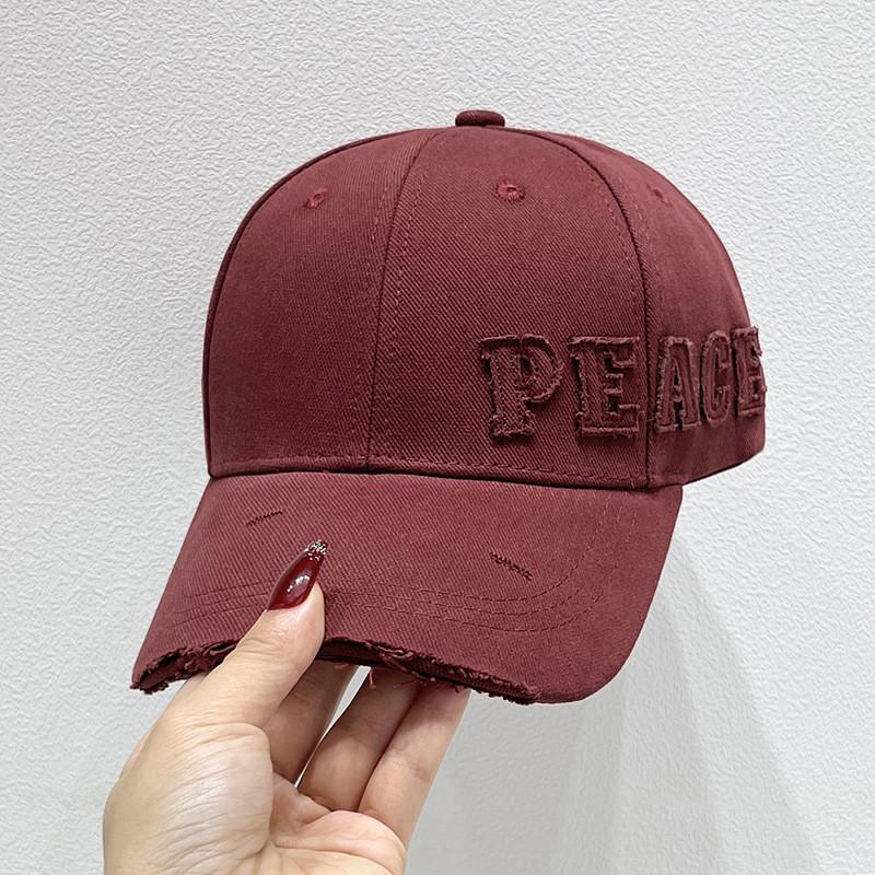 Baseball Cap Men Women Autumn Cotton Embroidered Letter Sun Hat For Casual Sun Protection