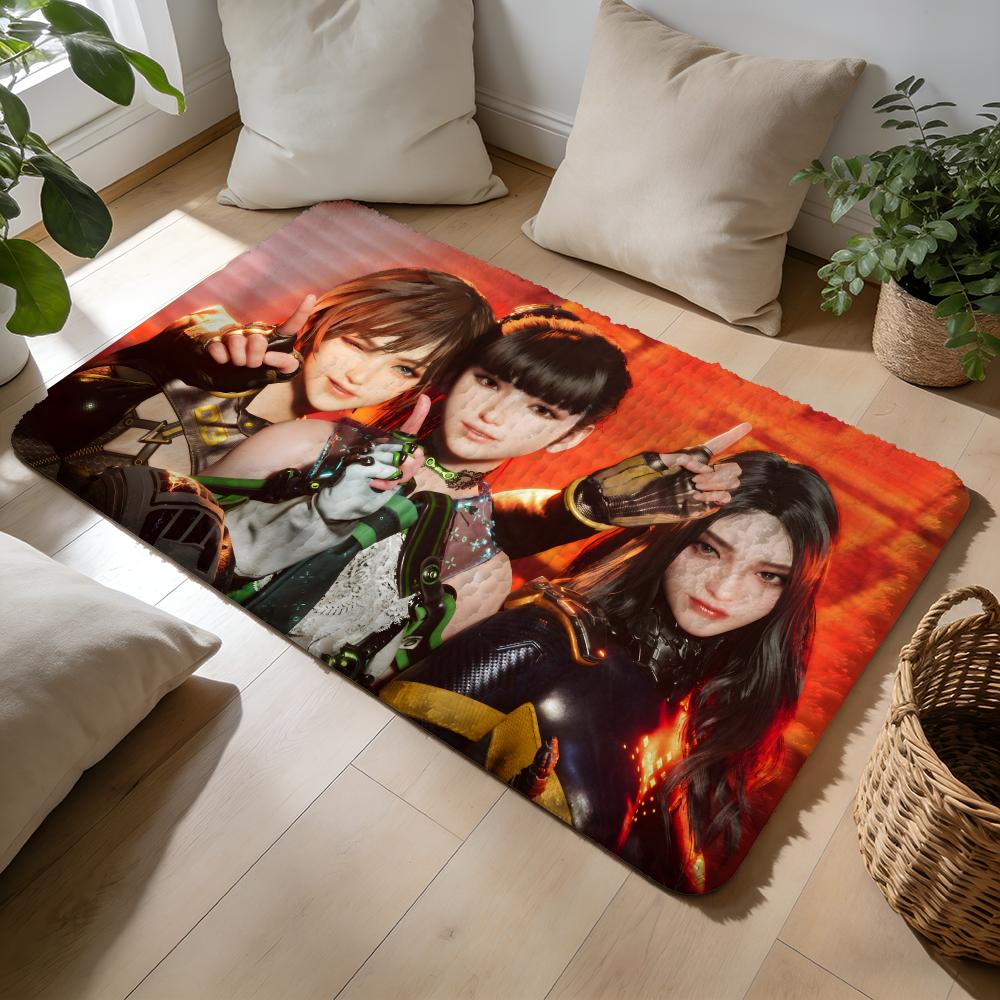 Anime Hot SStellar BBlade Floor Mat Soft Flannel Absorbent Mat Non-Slip Rug Home Bedroom Bathroom