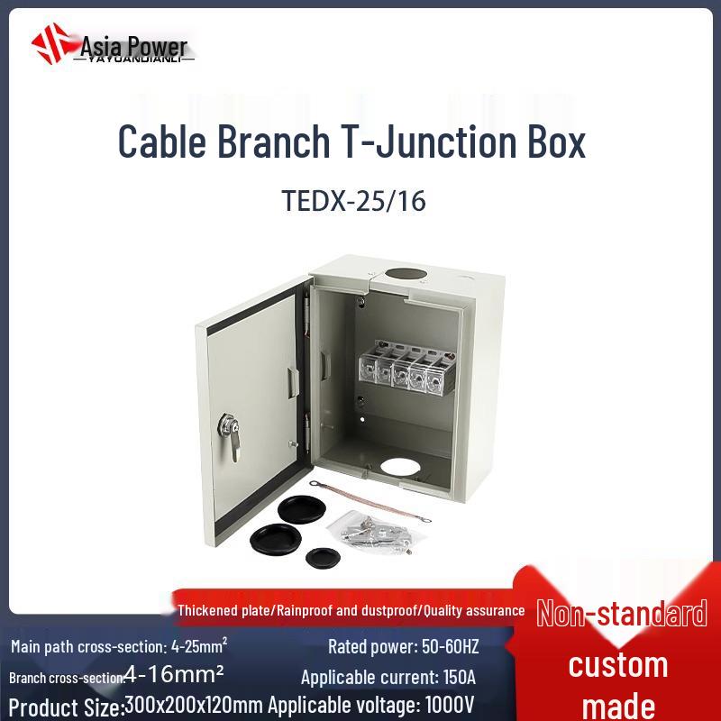 T-Type Copper Busbar High-Current Low-Voltage Cable Distribution Terminal Box