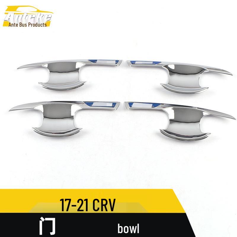 17-21 CRV Door Bowl Protective Film - Electroplated, Anti-Scratch, Wear-Resistant Stickers for Car Accessories