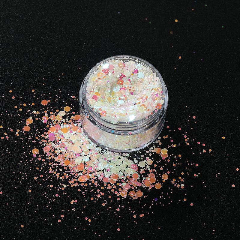 Holographic Glitter Starry Sky Nail Art Sequins