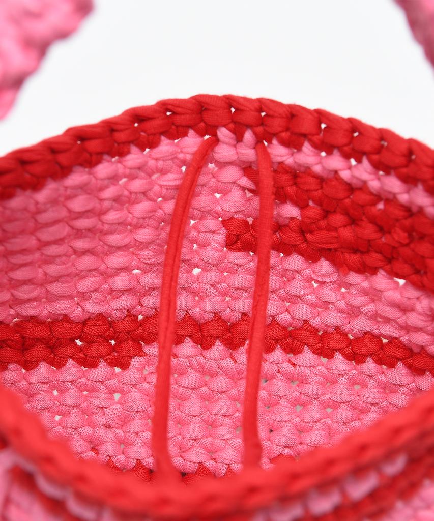 Limelike Becky Knit Bag_Red Pink