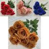 Simulation Rose Bouquet For Wedding Decor Photography Props Home Decoration Diy