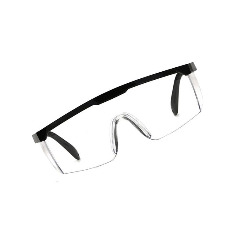 Adjustable Black Protective Goggles Eye Glasses Anti Sand Spray Safety Glasses for Men Women Outdoor Dust Wind Resistant