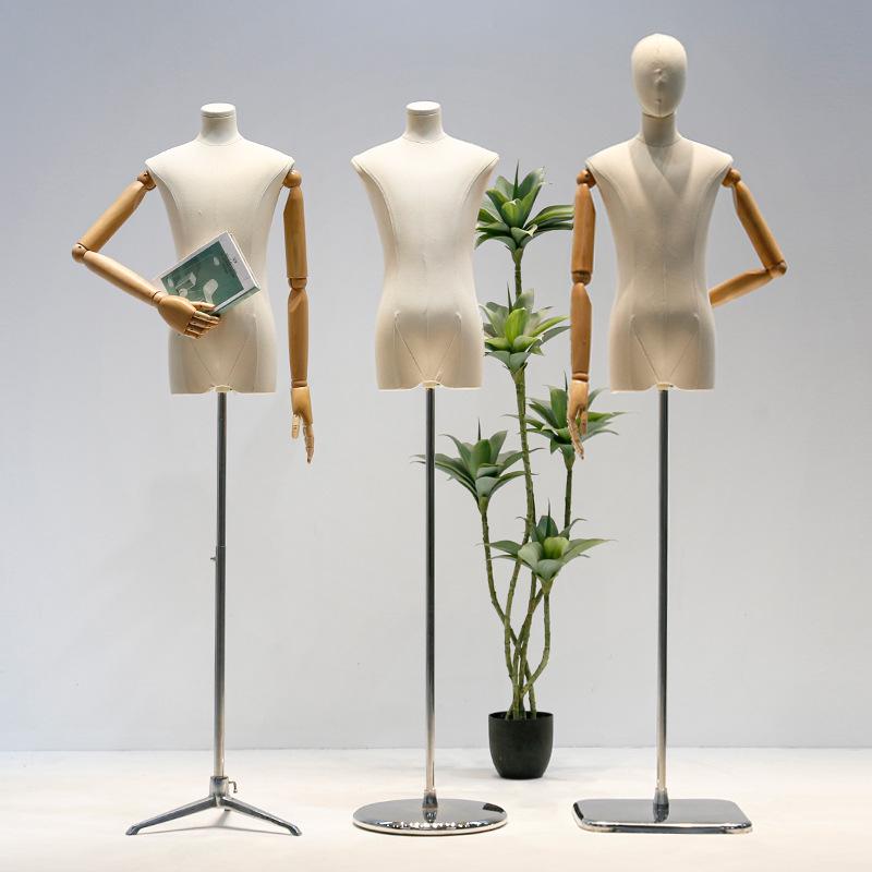 Big Kids' Clothing Store Teen Half-Body Mannequin - Male/Female Display Stand