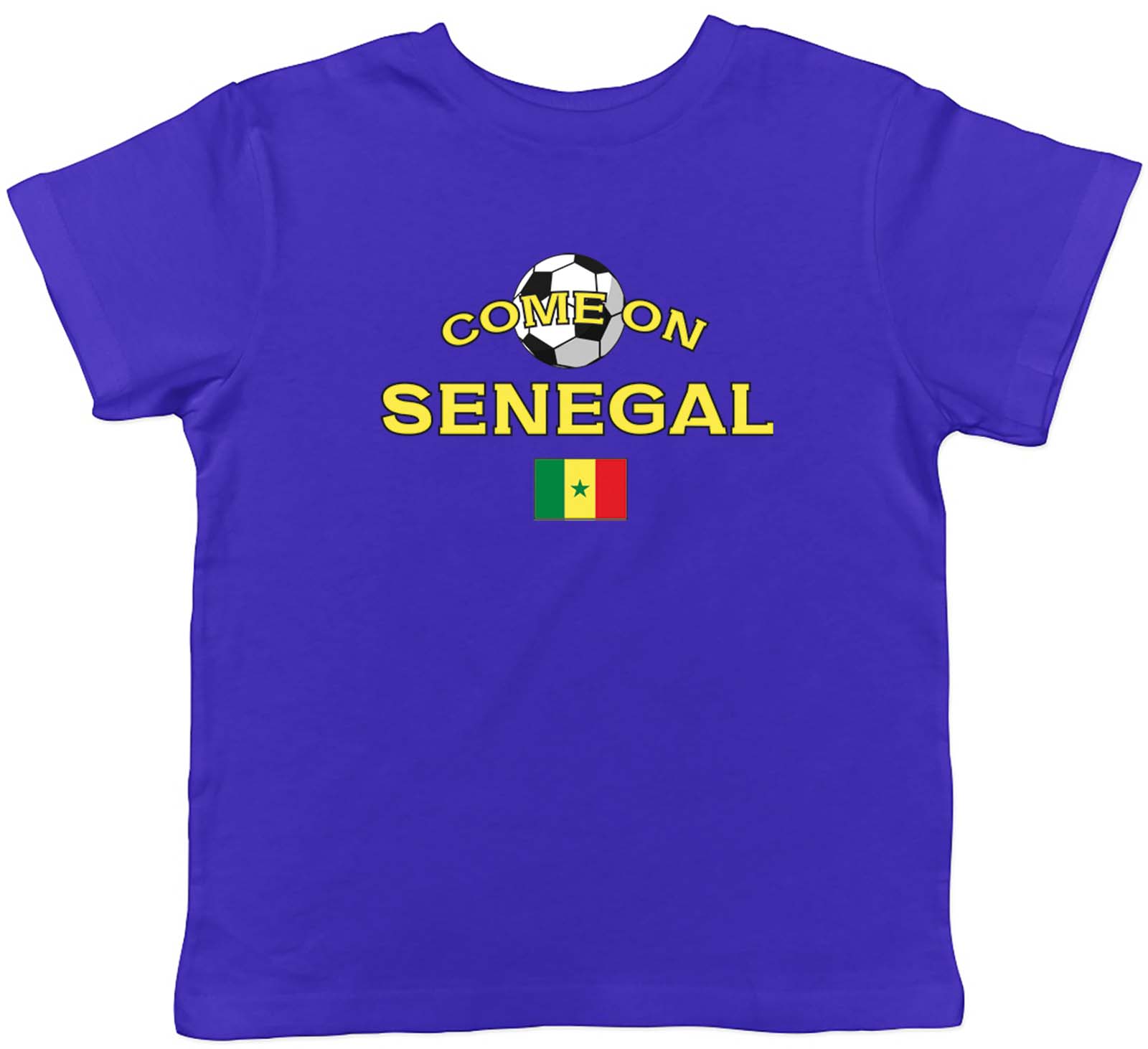 Kids T Shirt Senegal Football Come On Sports Childrens Boys Girls Gift 110