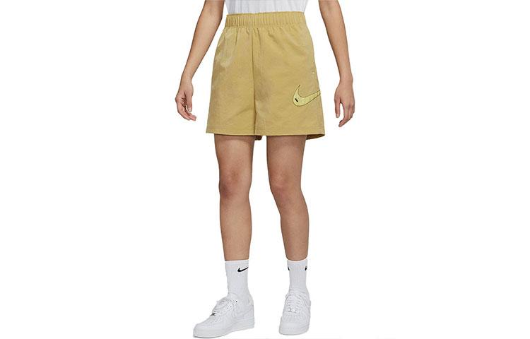 Nike Casual Shorts Women s Barley Yellow Moderate DM6753-769 XL