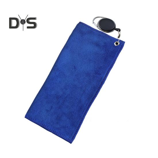 Golf Towel for Golf Carts or Clubs Hanging Cotton Towel with Carabiner Golf Club Ball Cleaning Towel Golfing Gear for Men Women