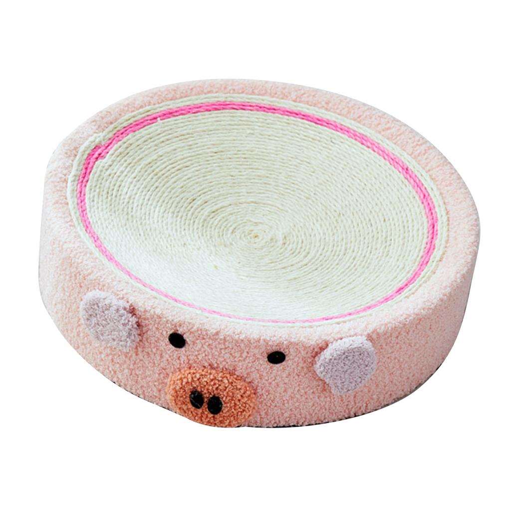 Cat Scratcher Bed Sisal Round Shape Cat Scratcher Lounge Bed for Claw Sharpening Furniture