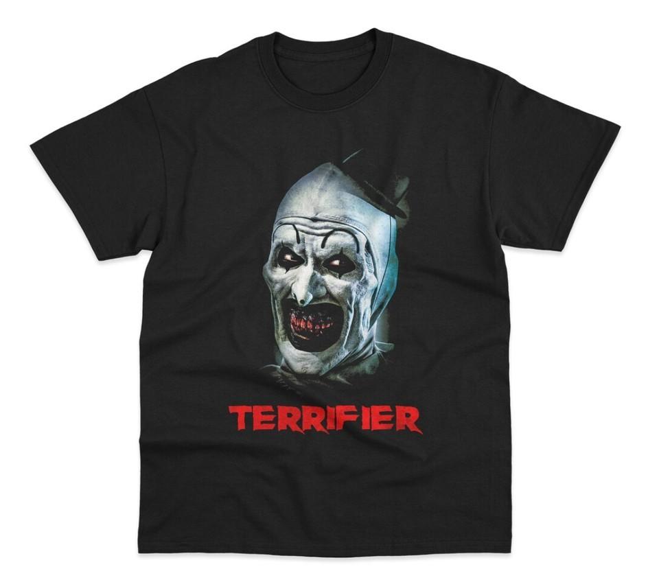 Terrifier Movie Horror TShirt Black S5XL Art the Clown Unisex T-Shirt XXXXL