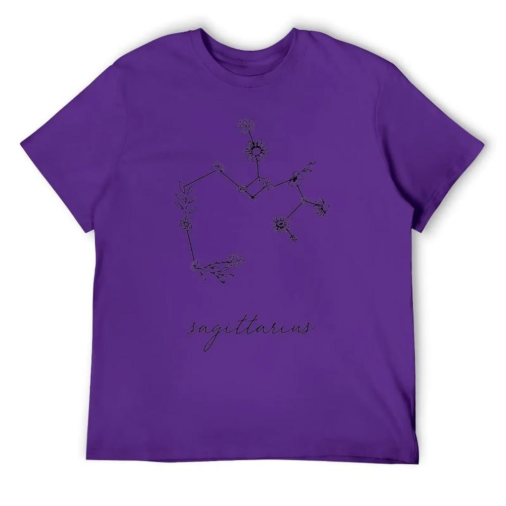 Sagittarius Twelve Constellation (10) Harajuku T-shirt Sport Tees Classic Humor Leisure Eur Size
