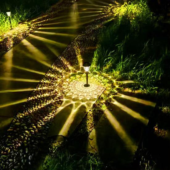 Super Jasne Światło Solarne Automatyczne WŁ./WYŁ. Oświetlenie Krajobrazowe Zewnętrzne Wodoodporne Zasilane Solarnie Światło Ogrodowe na Ścieżkę