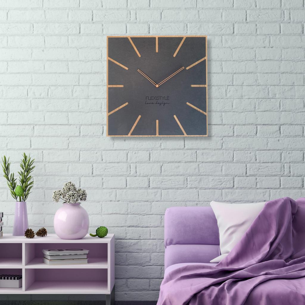 Large wall clock EKO exact 4 50cm