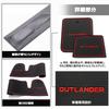 Venattu Latest Improved Mitsubishi Outlander 3rd Generation 2021 PHEV GN0W Pocket Door Pocket Rubber Interior Console Floor and Scratch Easy Interior