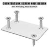 Stainless Steel Right Angle Corner Brackets Furniture Fastener Connector Wood Shelves Cbinets Flat Plate Angle Code Corner Brace