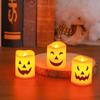 Halloween Candle Light LED Electronic Candle Light Funny Pumpkin Light Party Atmosphere Props Decorative Ornament