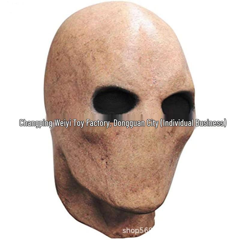 Gray Alien Big Eye Scary Latex Mask - Funny Halloween Costume Prop