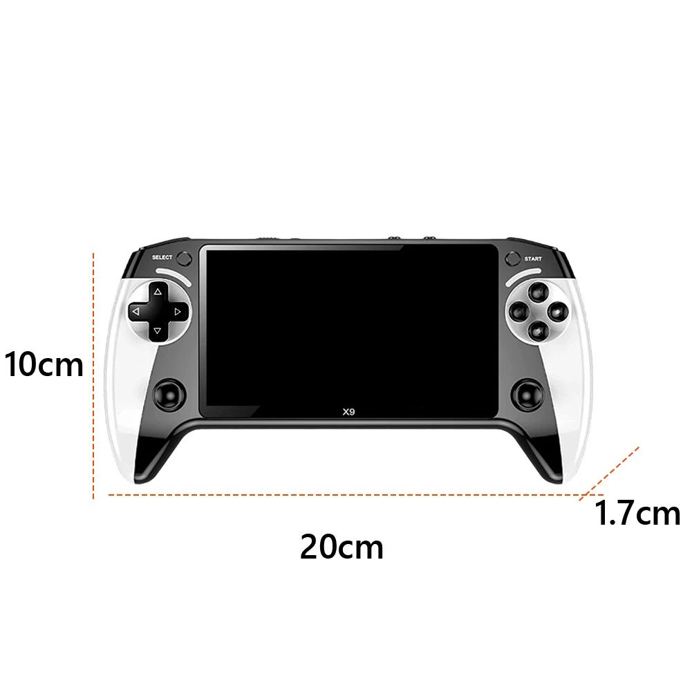 5.5 Inch Screen Handheld Game Console Type-C Charging Electronic Game Player Portable Game Player Birthday Christmas Gift