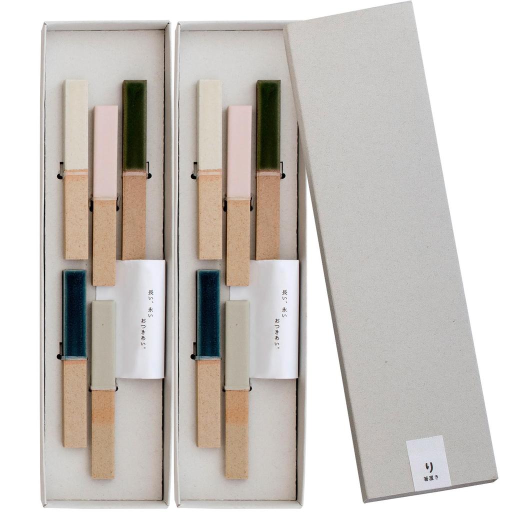 Transparan Chopstick Cutlery Mino Made In Set of Divided Gift Wrapping Included (Gift Set) Rests, Rests, Ware, Japan, 10, Style,