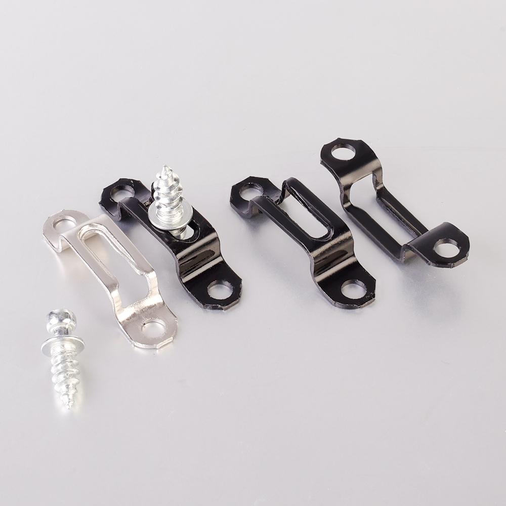 100pcs/ Set Invisible 2 in 1 Connector Screw Fastener Hidden Laminate Cabinet Wardrobe Assembly Furniture Combined Fastener
