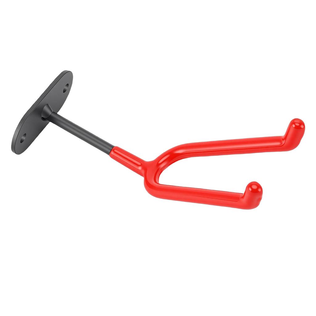 Wall Mount Paint Sprayer Holder Anti Scratch Coating for Spray Booths Workstations Iron Plastic Red Bracket
