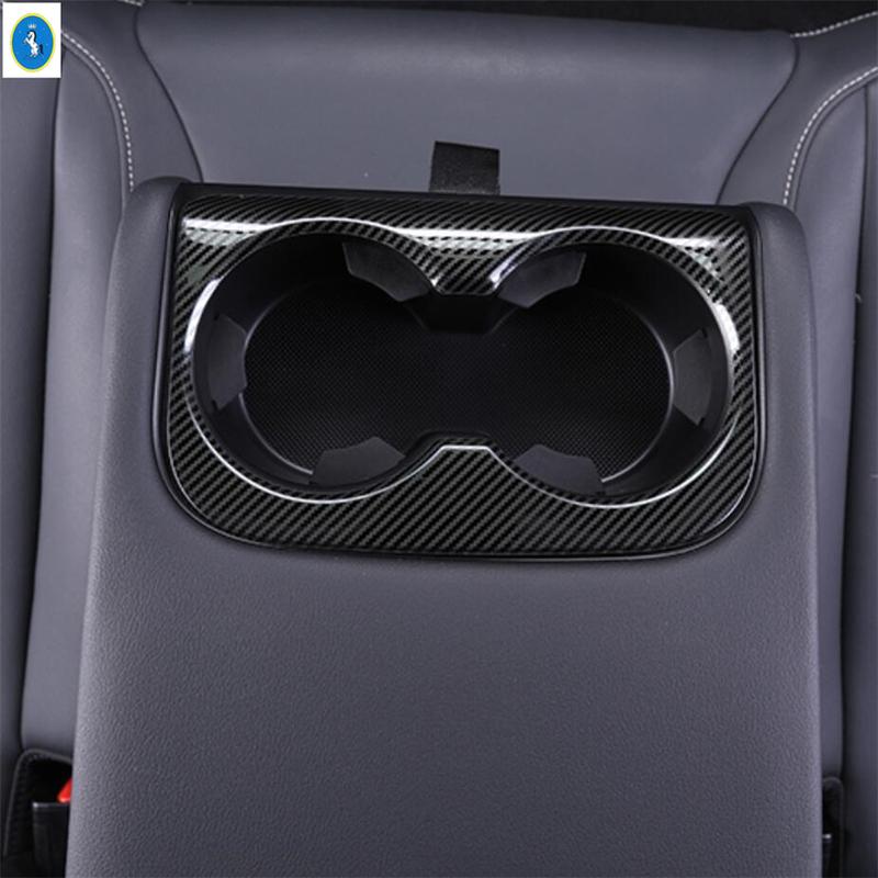 Carbon Fiber Auto Water Cup Holder / Gear Panel / Glove Storage Box Cover Trim Accessories For Haval Jolion    2024