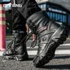 New High Top Large Size Boots Outdoor Sports and Leisure Shoes Men's Boot Combat Mens Work Safety Shoes Motocycle Boots 39-47
