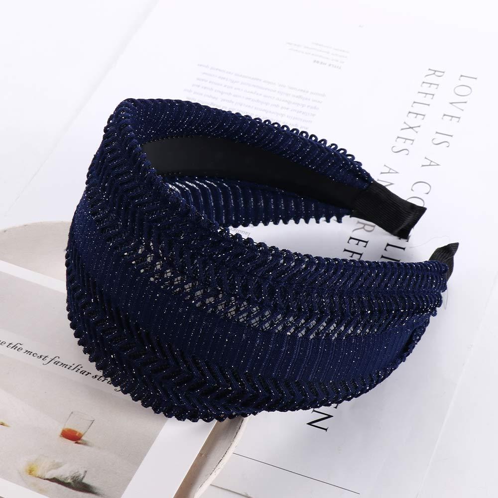 Shiny Headwear Wash Face For Girls Hollow Headband Korean Head Wrap Lace Hairbands Women Hair Hoop