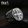 2025 New Design 316L Stainless Steel High Polish Religious Men Ring CSSML Fashion Jewelry Gift