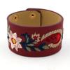 New Fashion Pu Leather Brodered Personality Brede Armbånd & Armbånd Dame Armbånd Multi-Color