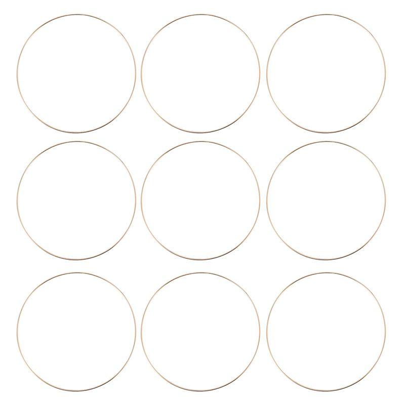 Feb.20 Packung 10 Zoll Metall Blumenkranz Goldene Ringe Für DIY Kränze, Traumfänger Und Wanddekorationen