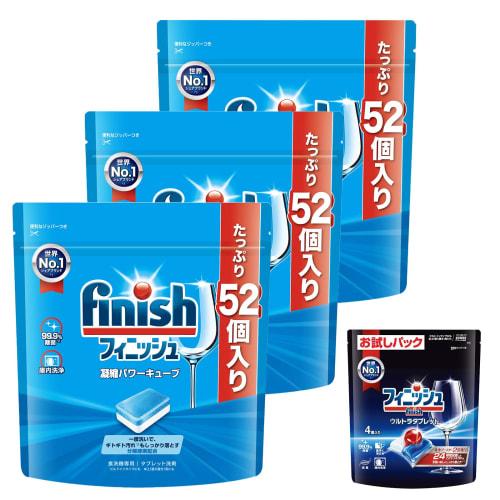 

Оптовая закупка: Таблетки для посудомоечной машины Finish, Power Cubes, 52 таблетки x 3 упаковки + Бесплатный образец (Таблетки для посудомоечной машины Ультра) [.co.jp Эксклюзив]